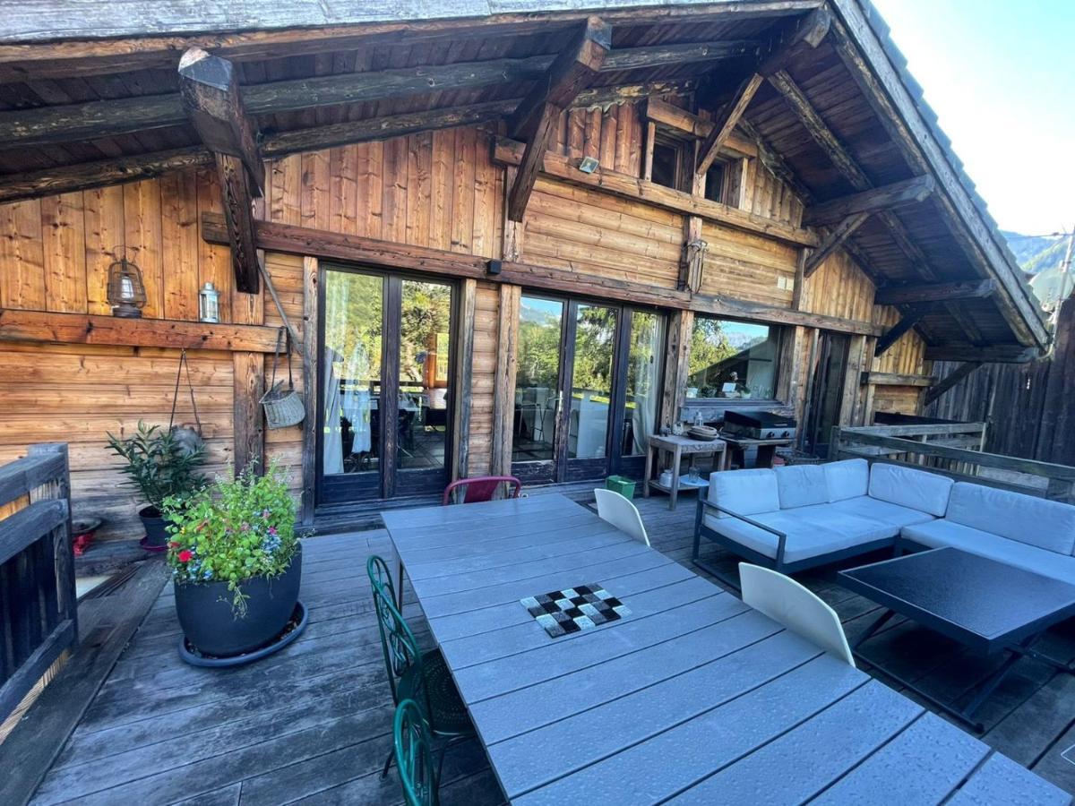 Magnifique Chalet Dans La Vallee De Chamonix Servoz Ngoại thất bức ảnh