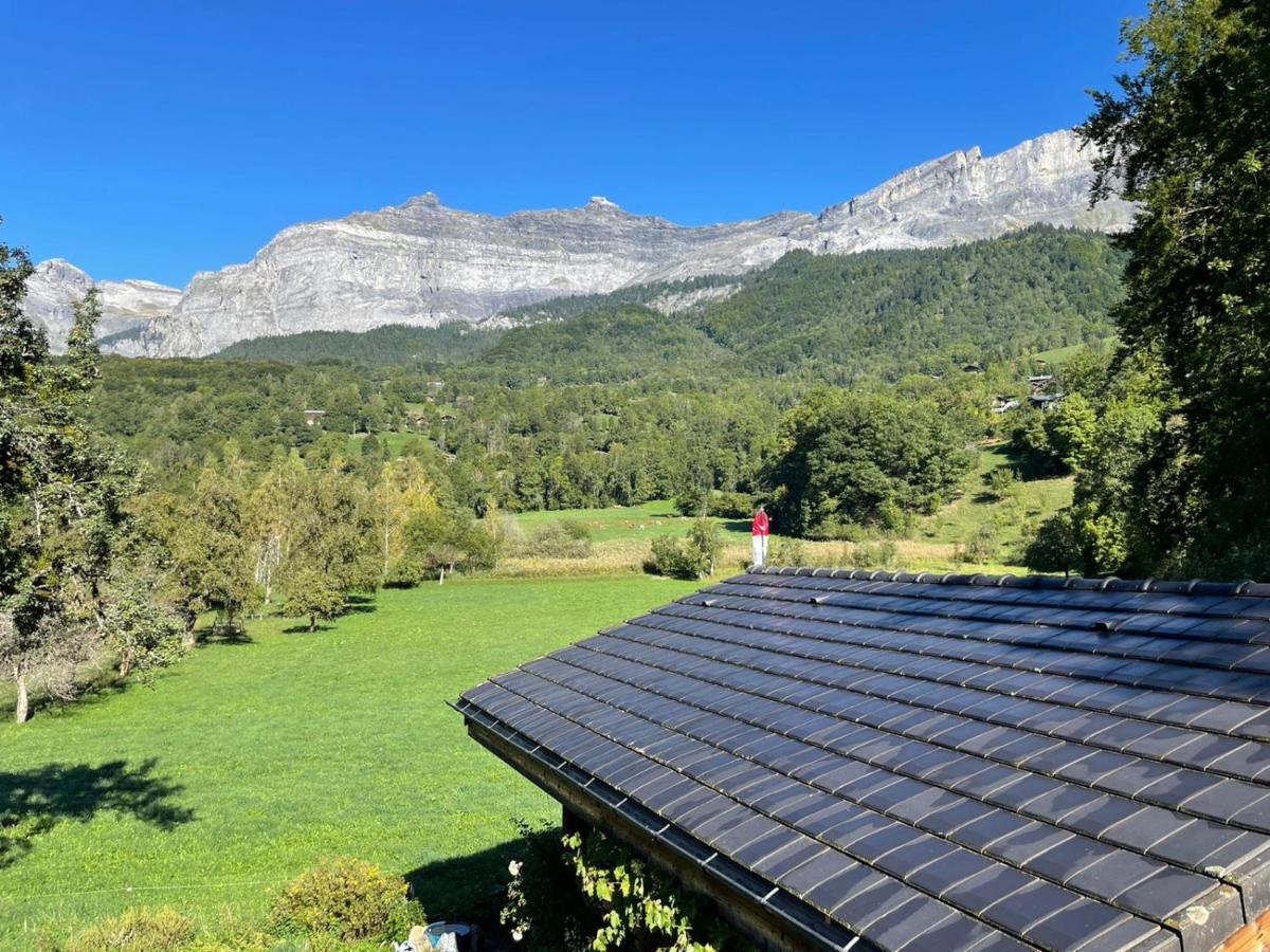Magnifique Chalet Dans La Vallee De Chamonix Servoz Ngoại thất bức ảnh